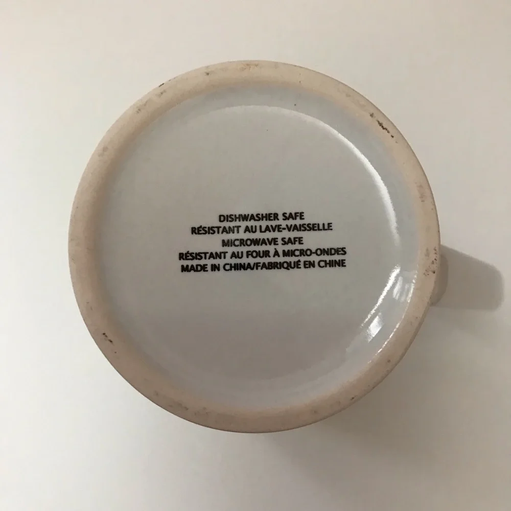 Dog Lovers Tall Coffee Tea Mug Stay Pawsitive 16oz Double Sided Graphics Office